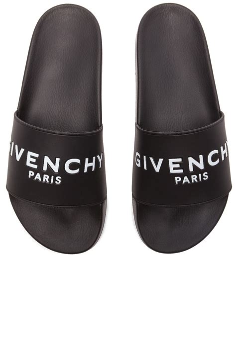 givenchy logo embossed slide sandals|Women's Designer Slides & Sandals .